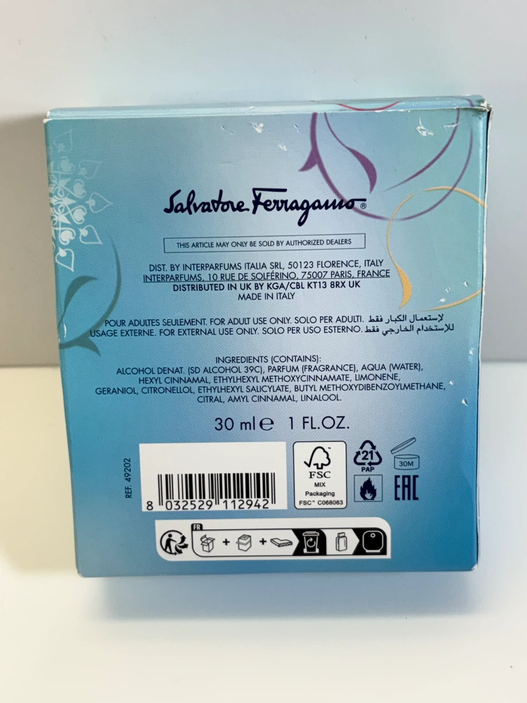 Salvatore Ferragamo Incanto Charms Eau de Toilette 30ml perfume - photo 3