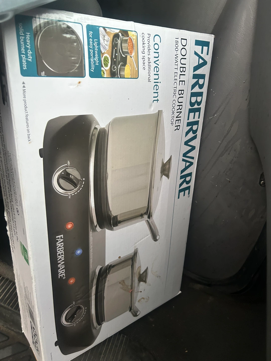 FARBERWARE 1800-WATT ELECTRIC COOKTOP - photo 2