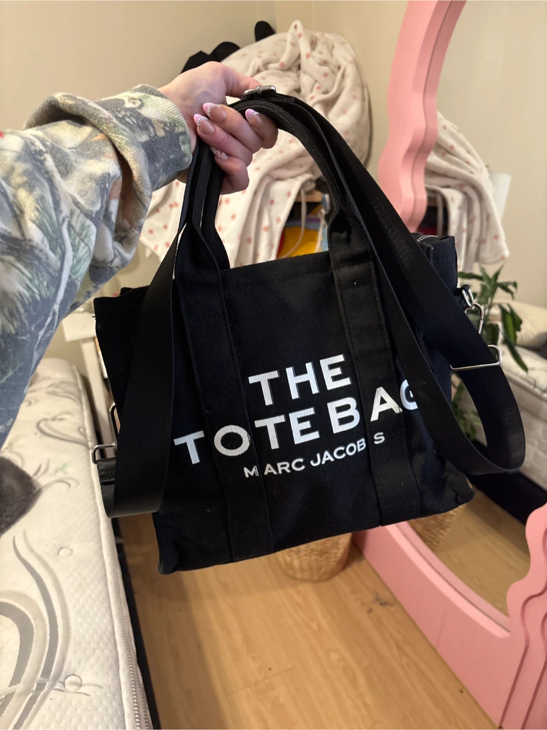 Marc Jacobs The Tote Bag Black Canvas