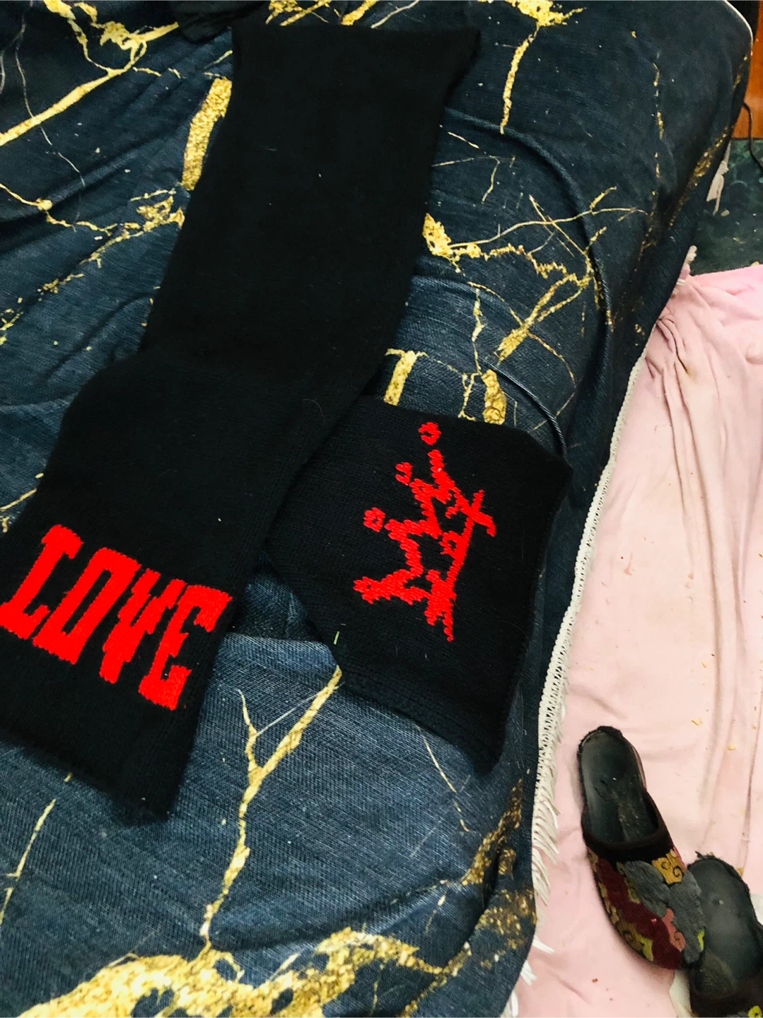 Dolce & Gabbana Black  knitted Scarf