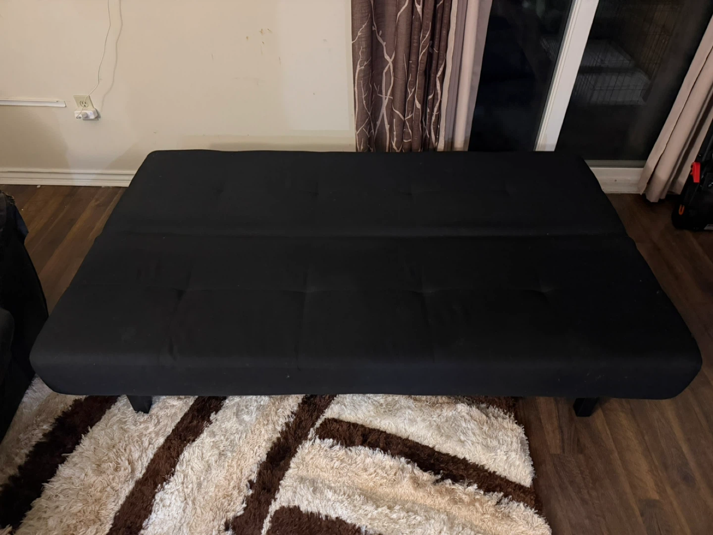 Black Futon Sofa Bed - photo 2