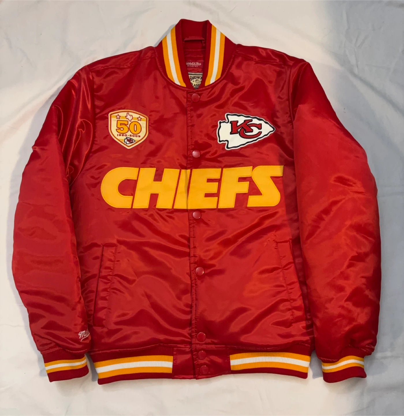 Kansas City Chiefs NFL Mitchell & Ness Bomber Jacket