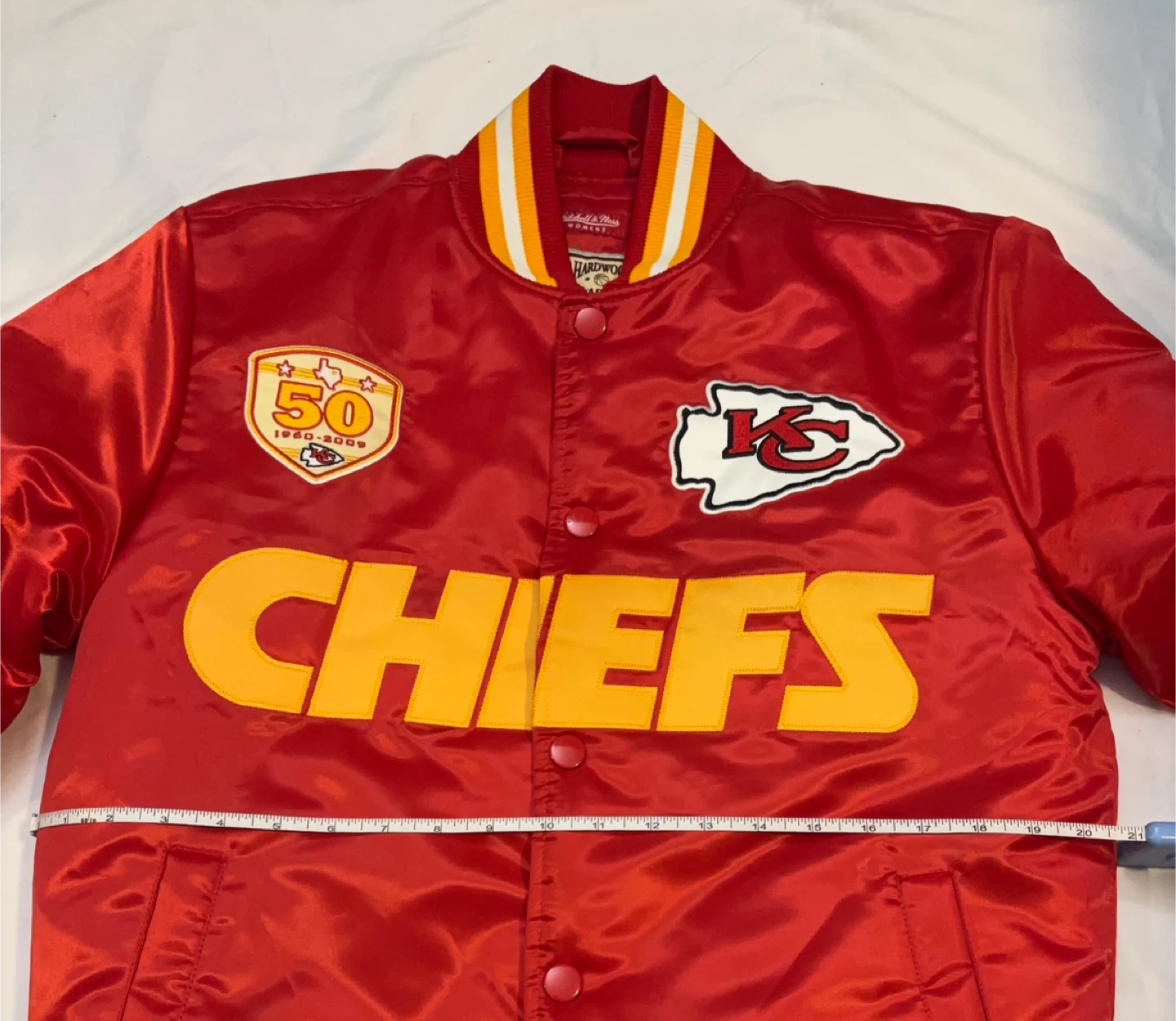 Kansas City Chiefs NFL Mitchell & Ness Bomber Jacket - photo 4