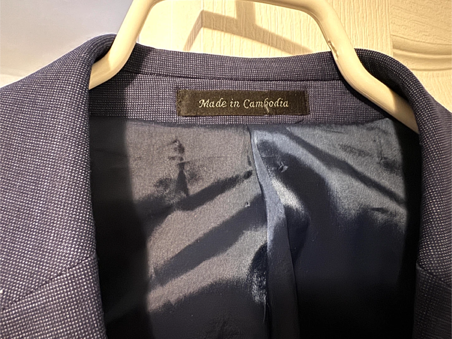 Calvin Klein Men's Navy Blue Suit Jacket size 40L - photo 2