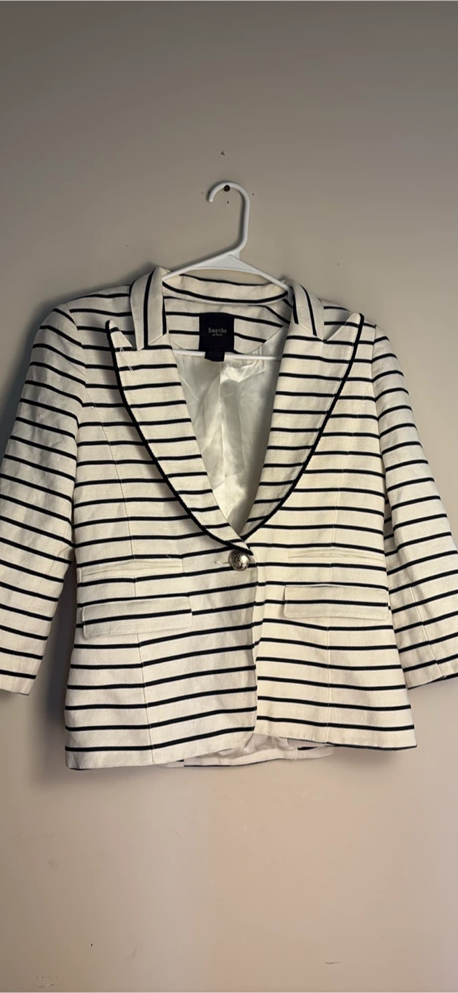 Smythe Striped Blazer Size 10