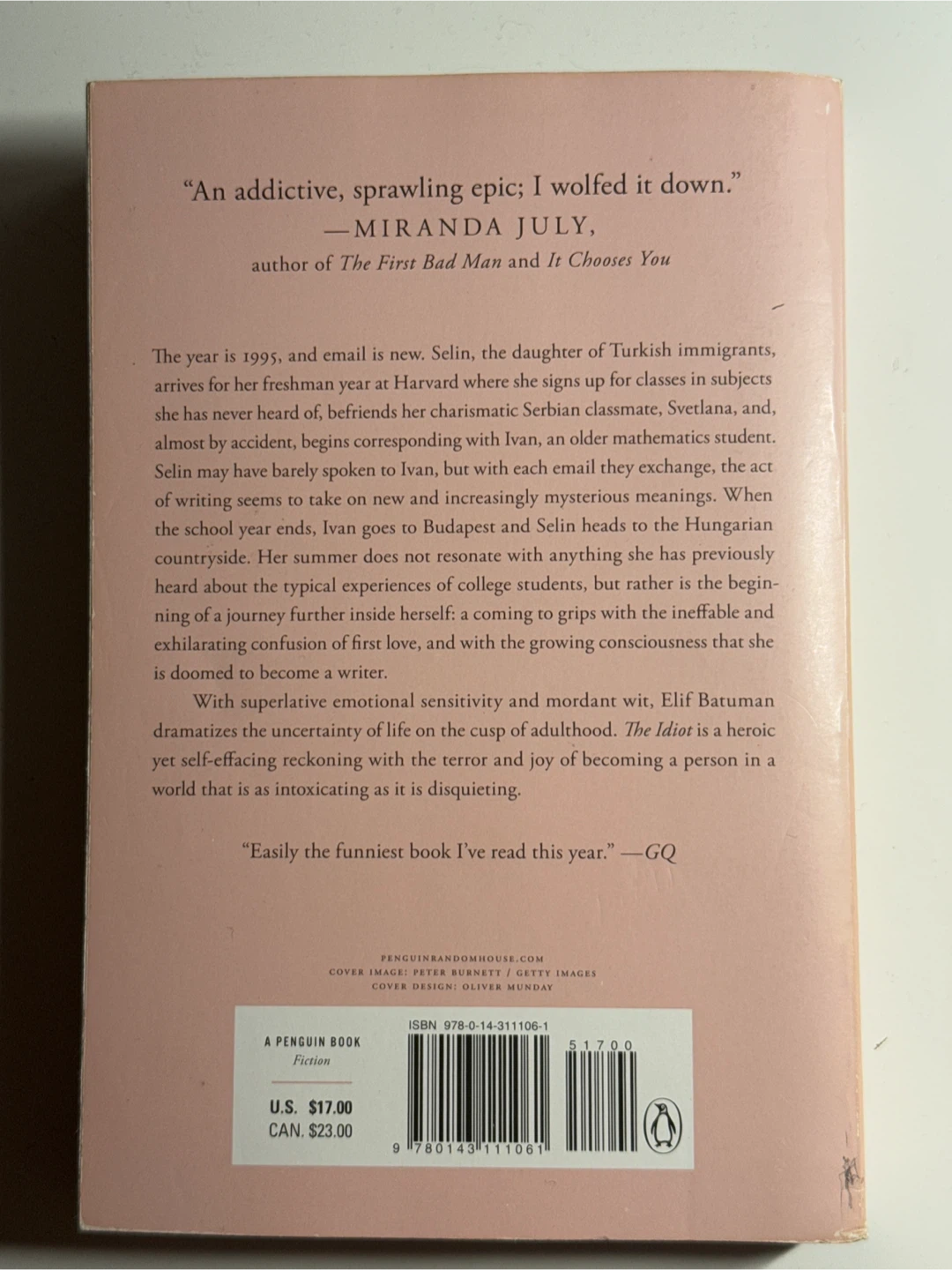 The Idiot by Elif Batuman: Literary Fiction/Contemporary Book - photo 2