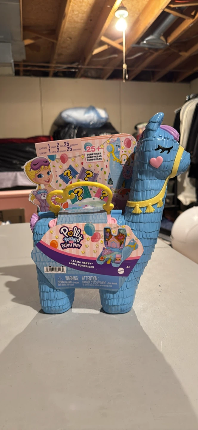 Polly Pocket Pajama Party Llama Party Surprise Toy
