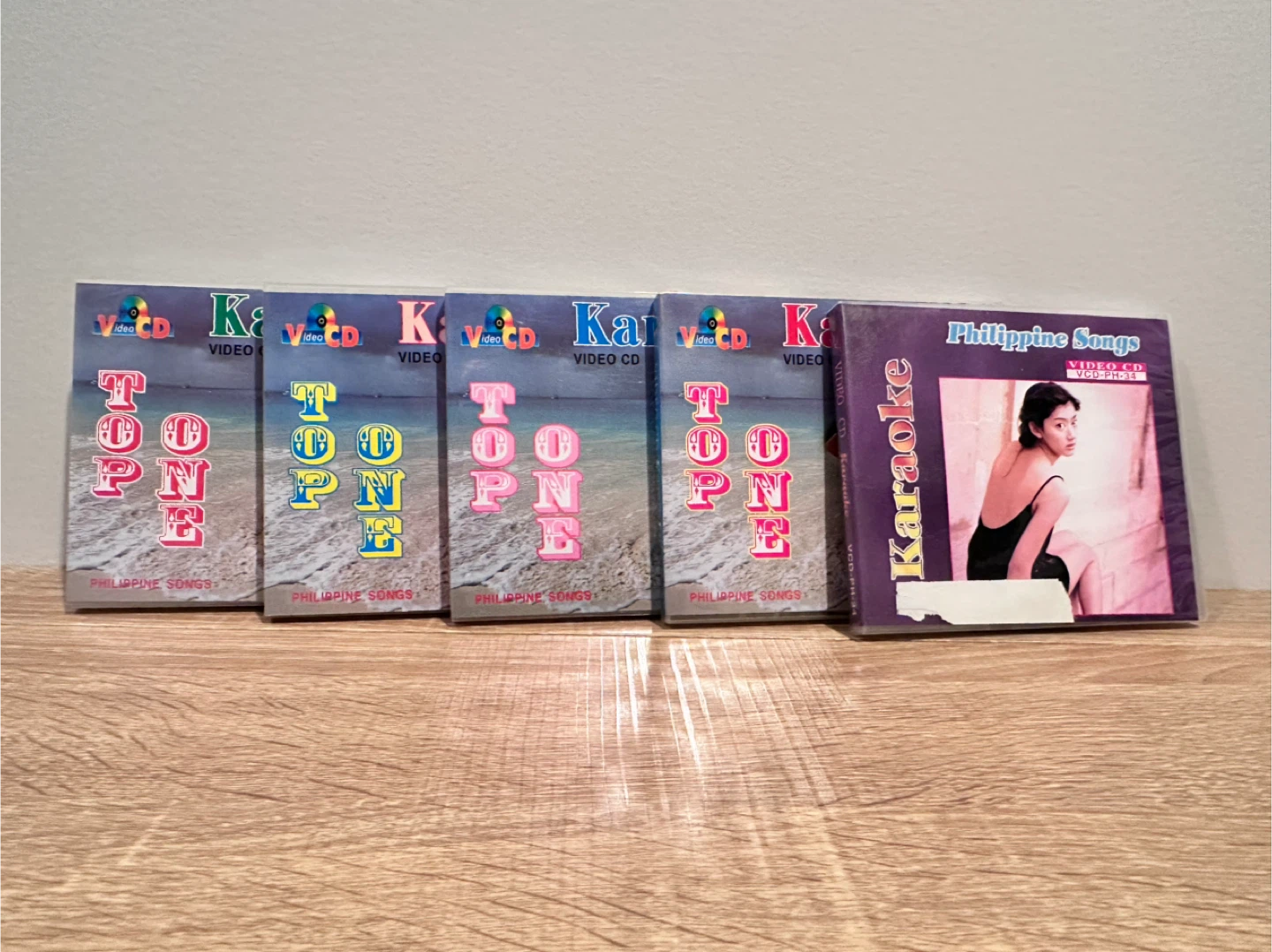 Collection of Karaoke VCDs Various Filipino Artists