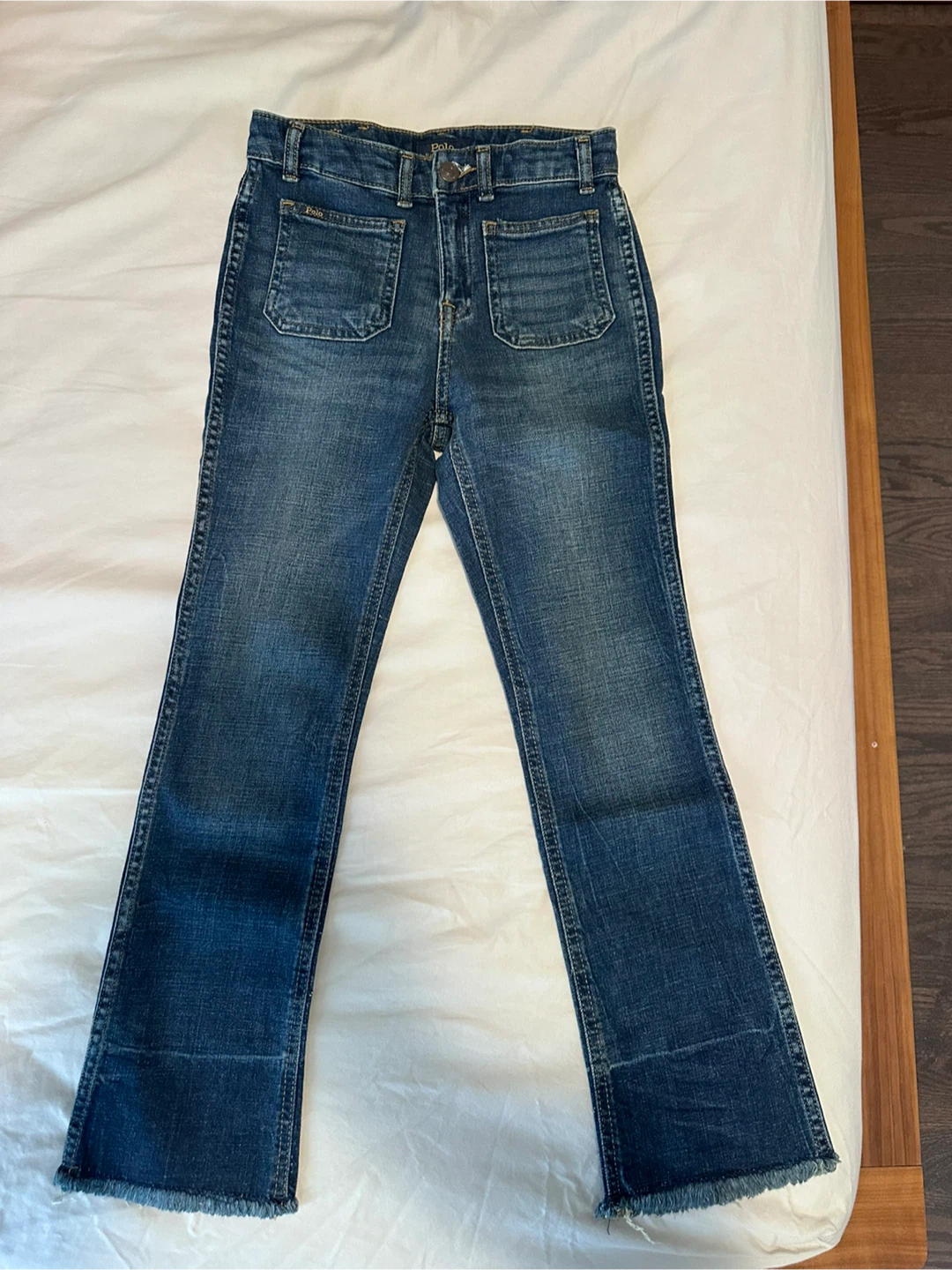 Polo Ralph Lauren Denim Jeans Girls Kids Size 10 - photo 3
