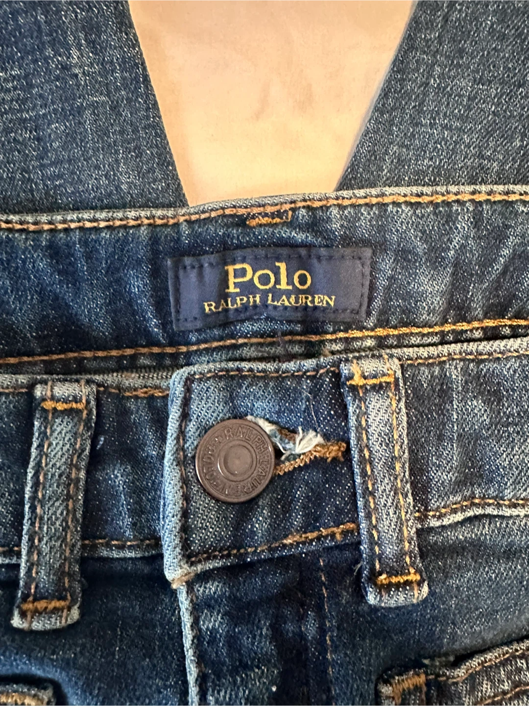 Polo Ralph Lauren Denim Jeans Girls Kids Size 10 - photo 2