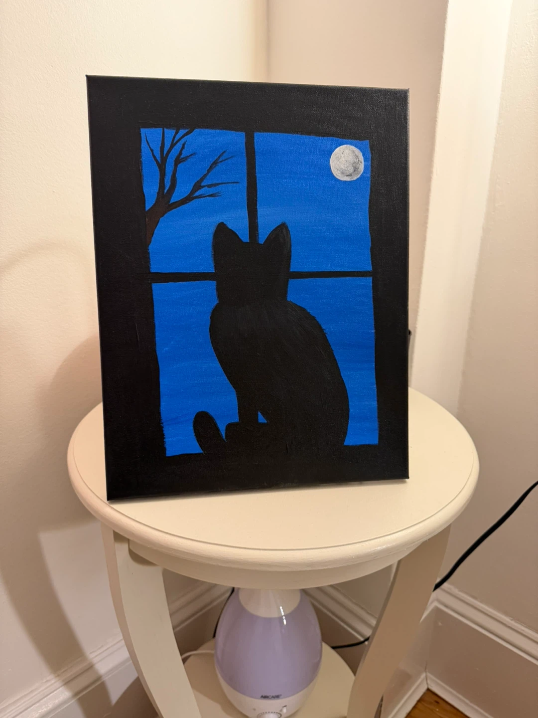 Black Cat Painting