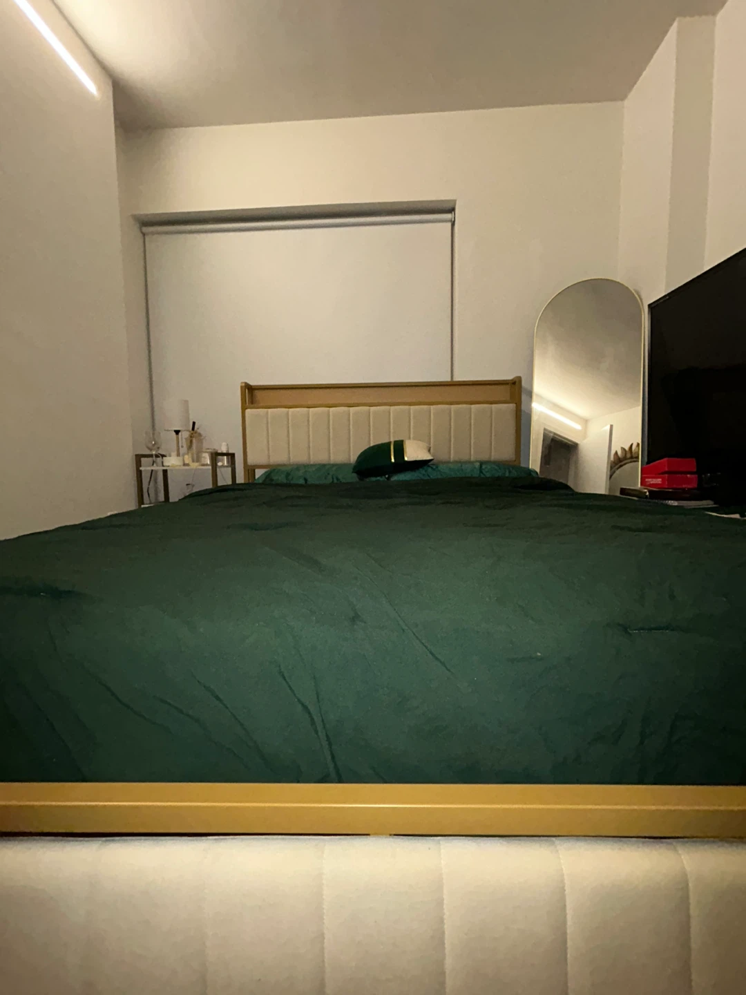 Queen Bed Frame with Headboard Storage - photo 2