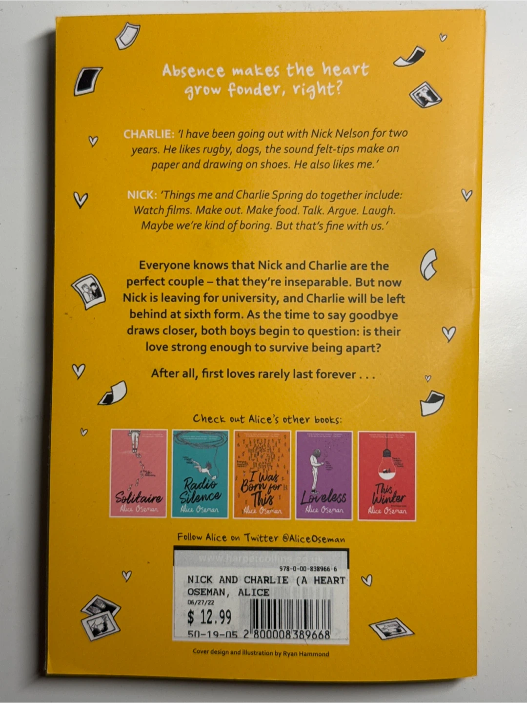 Nick and Charlie: Alice Oseman | Heartstopper Novella - photo 2