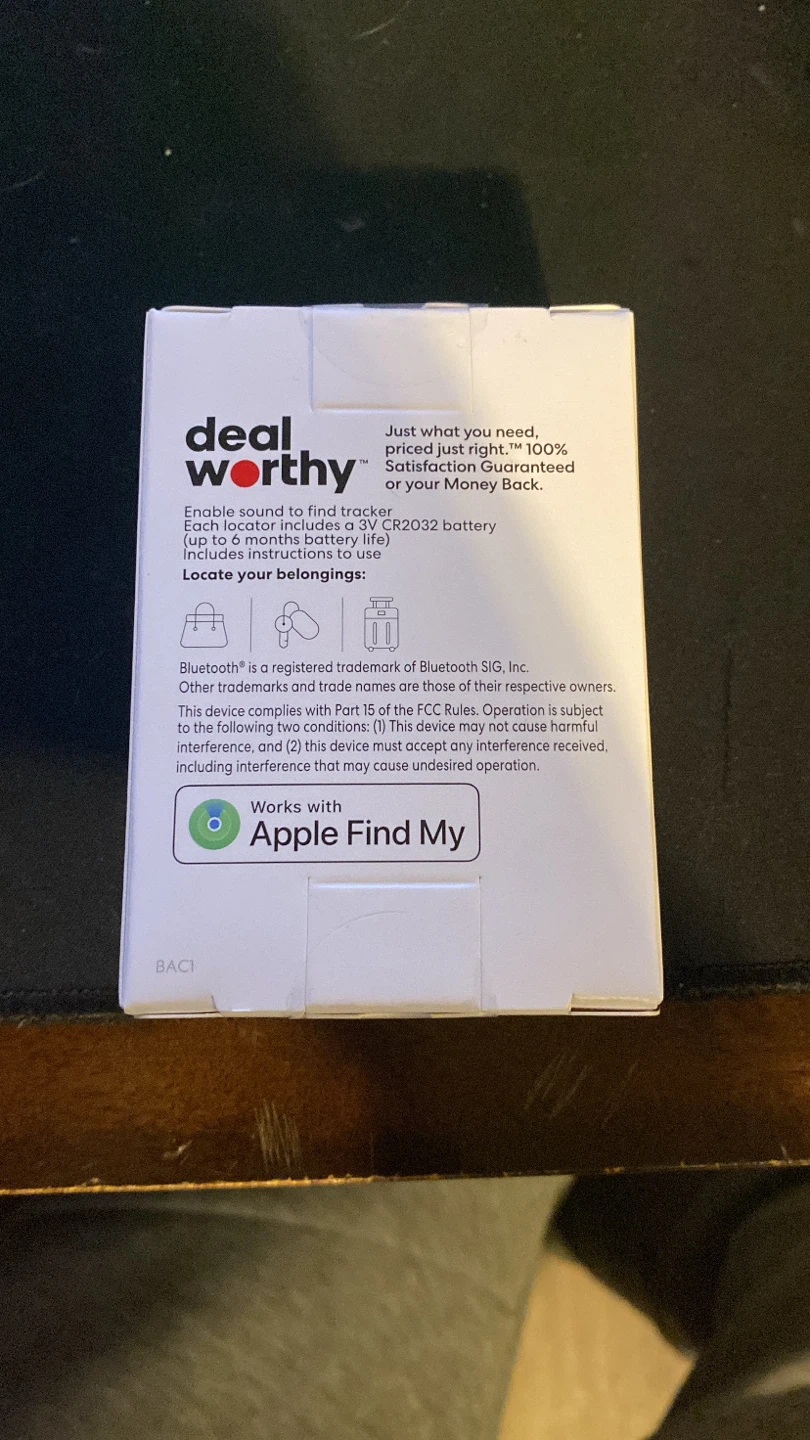 Dealworthy 4 Pack Item Locators (Compatible with Apple Find My) - photo 3