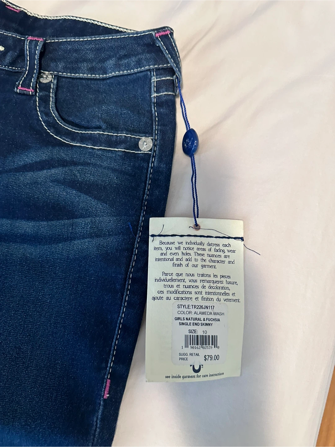 True Religion Girls Kids Size 10 Jeans - photo 4