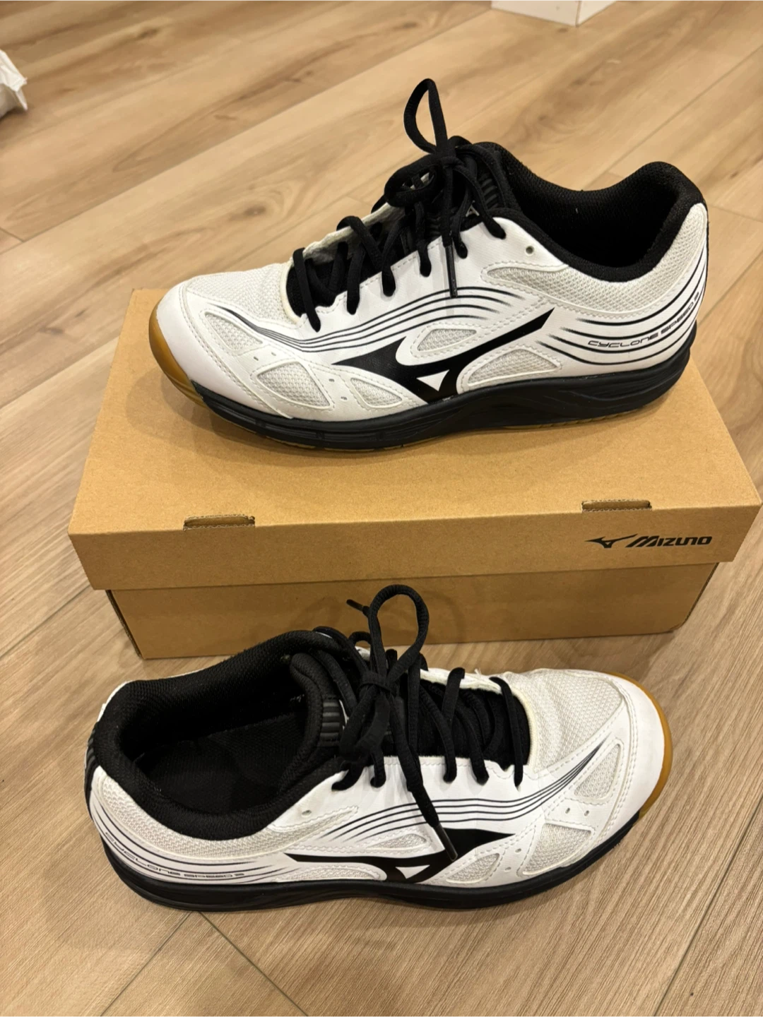 Mizuno Cyclone Speed 3 Indoor Women's Shoes US 8 White/Black
