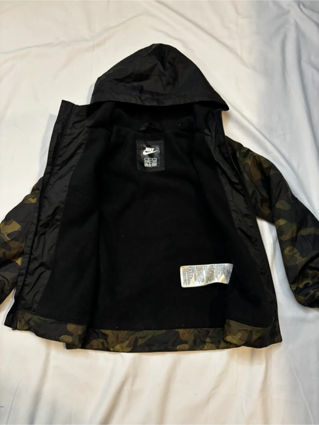 Nike Full Zip Windrunner Fleece Hoodie Jacket - Kids M - photo 4