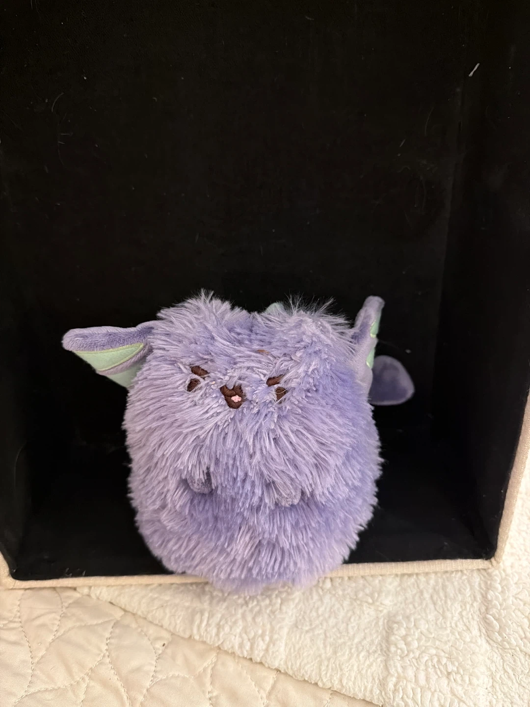 Purple Fluffy Plush Toy
