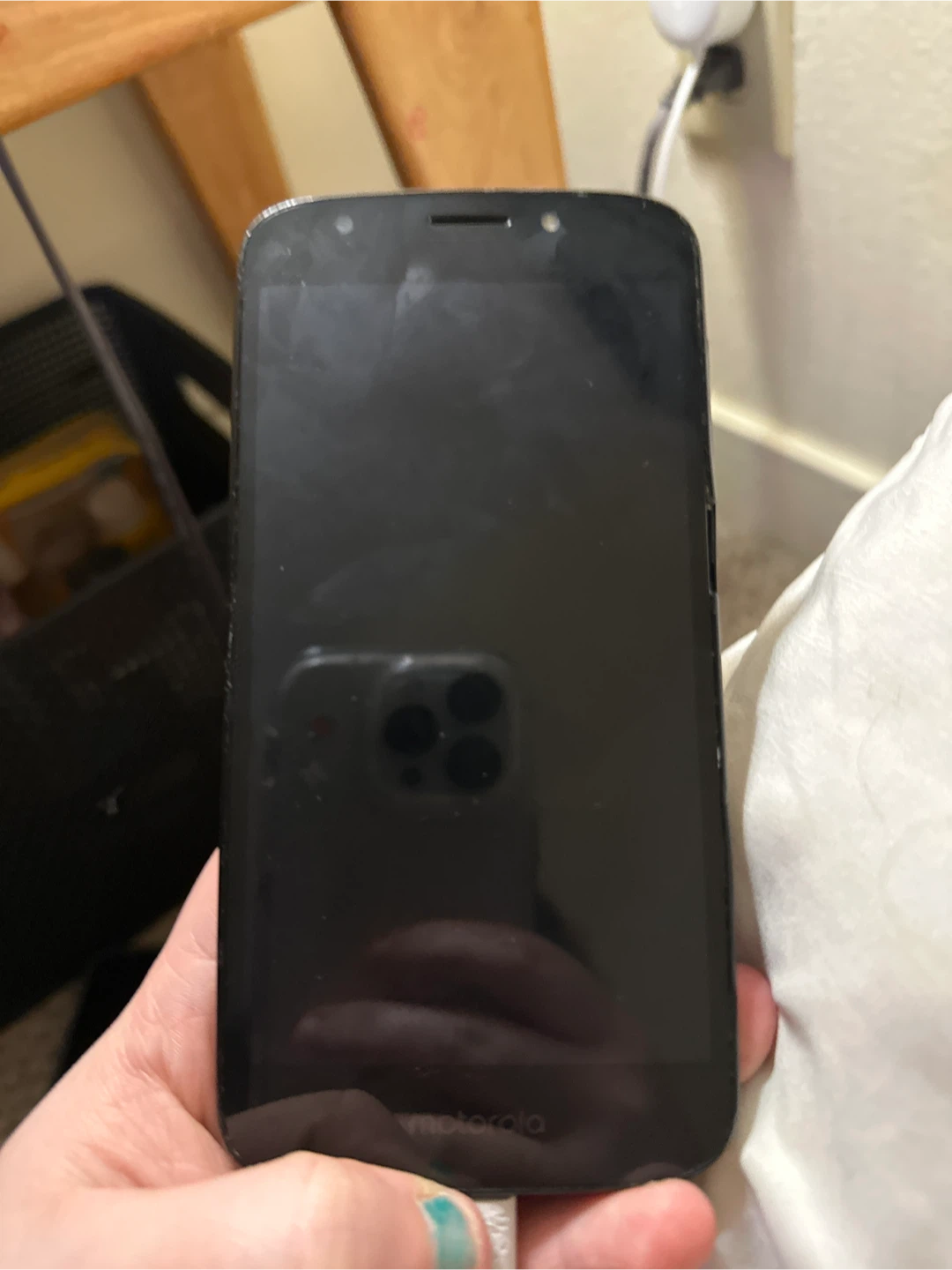 Black Motorola Cell Phone