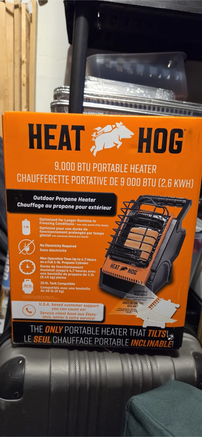 Heat Hog Portable Propane Heater - 9,000 BTU
