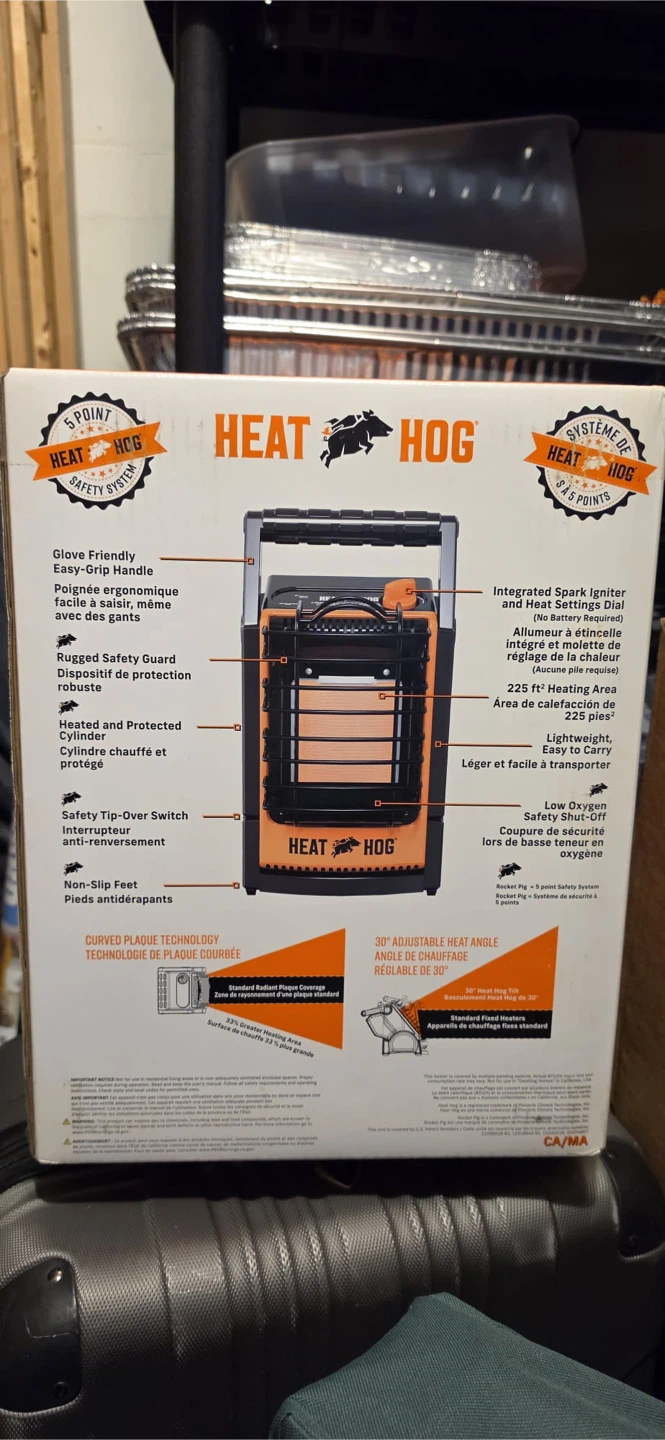 Heat Hog Portable Propane Heater - 9,000 BTU - photo 4