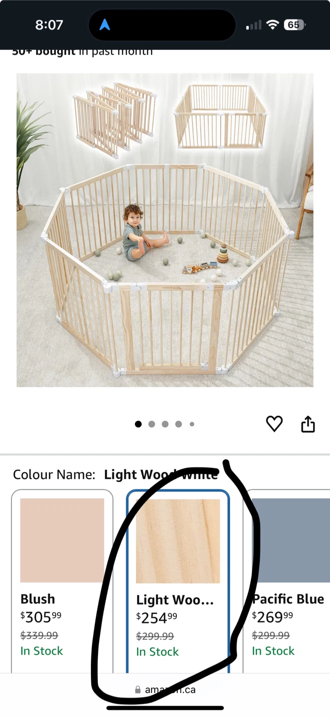 Wooden Folding Fence for Kids