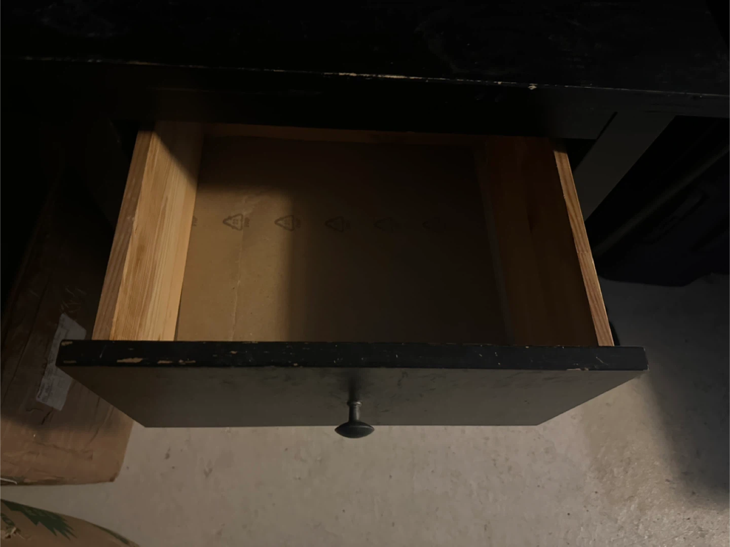 Brown two-drawer nightstand - photo 2