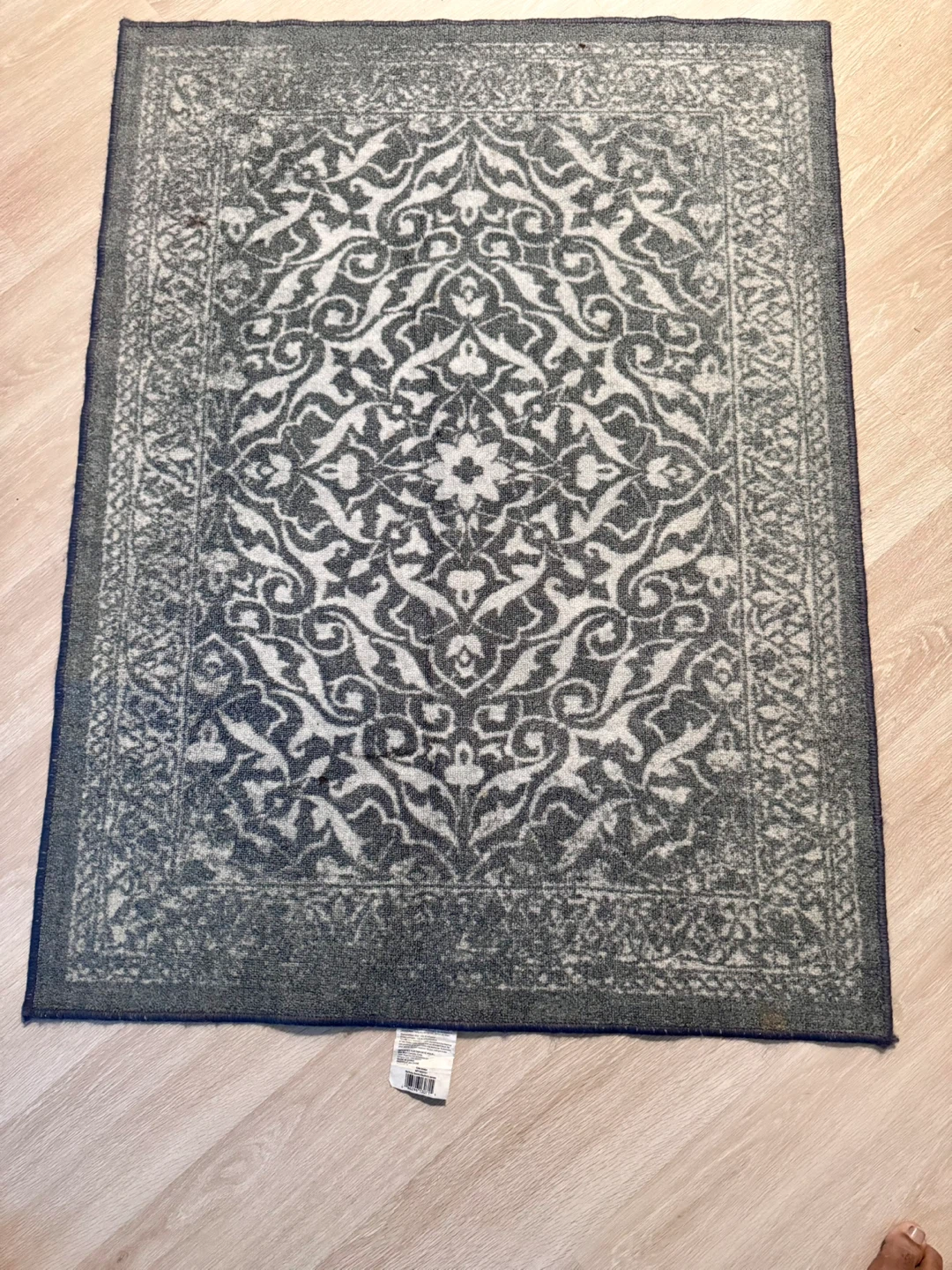 3’x4’ Bethley Denim Printed Floor Mats (2 Pieces) – Lightly Used - photo 2