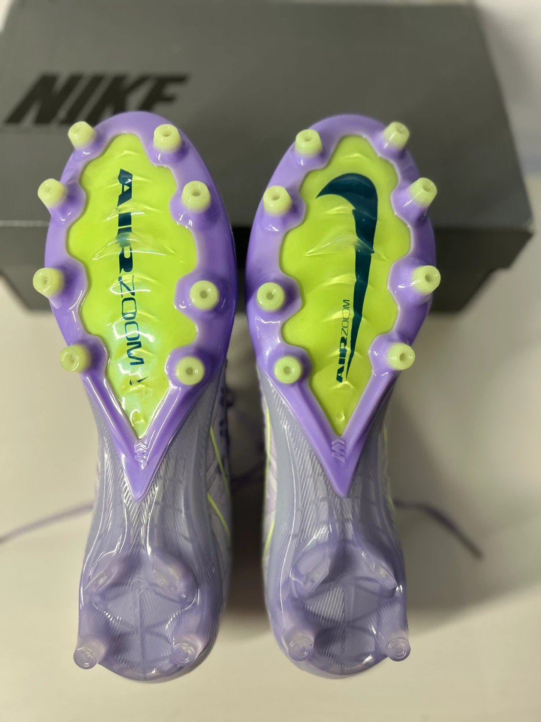 Nike Mercurial Vapor 15 Elite FG Soccer Cleats - Purple/Lime - photo 4