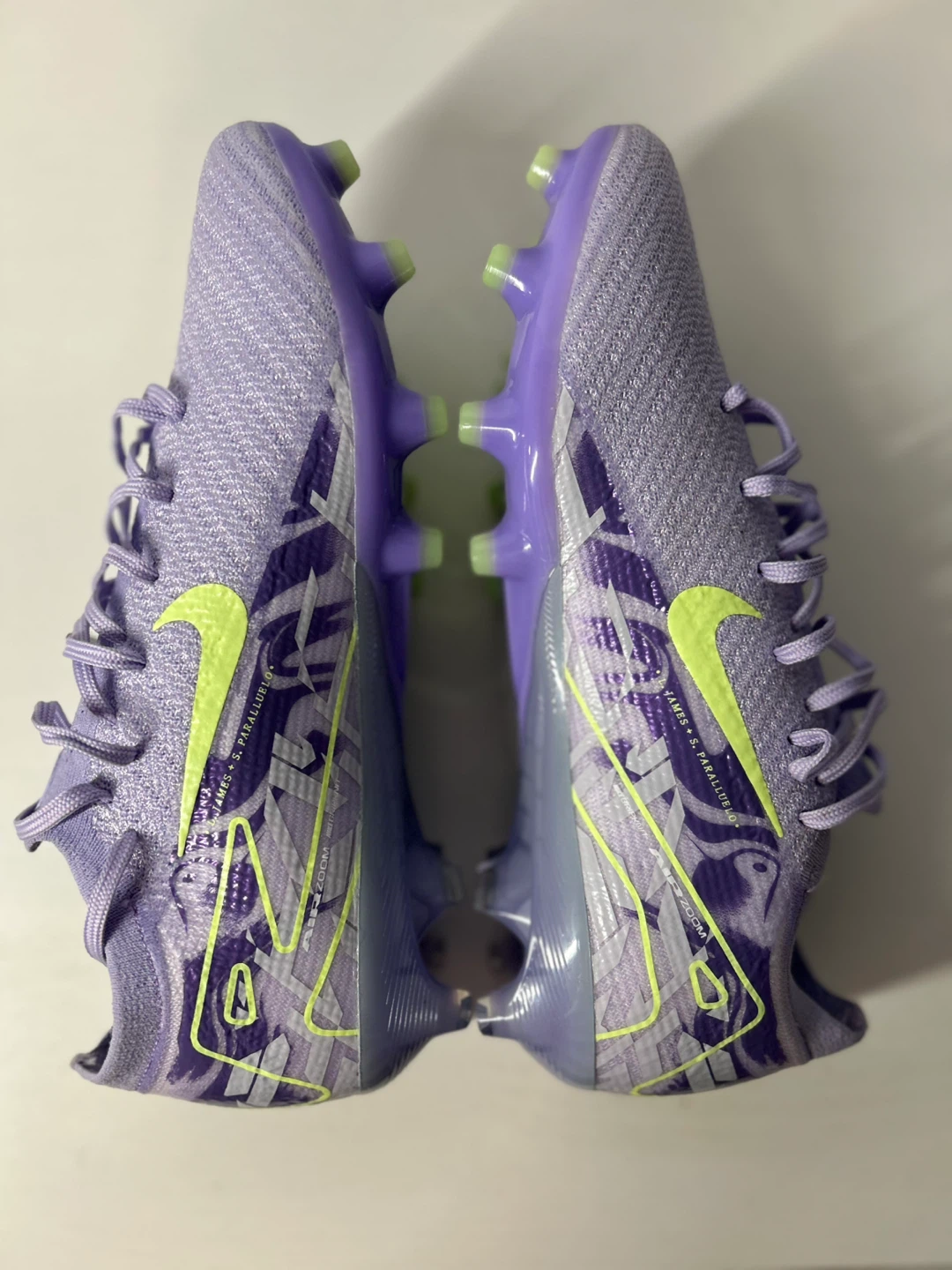 Nike Mercurial Vapor 15 Elite FG Soccer Cleats - Purple/Lime - photo 5