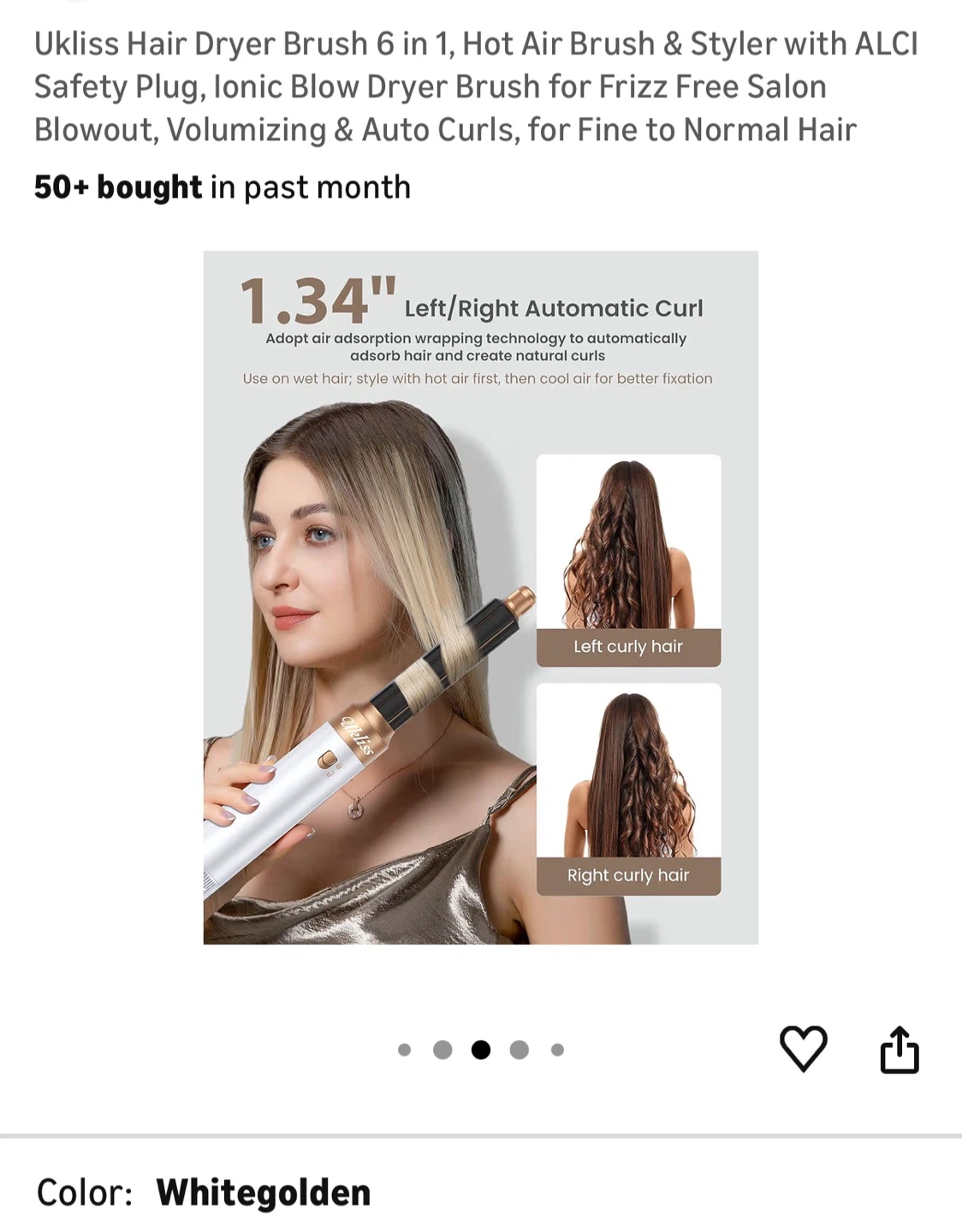 Brand New 6-in-1 Hot Air Brush and Styler - photo 3