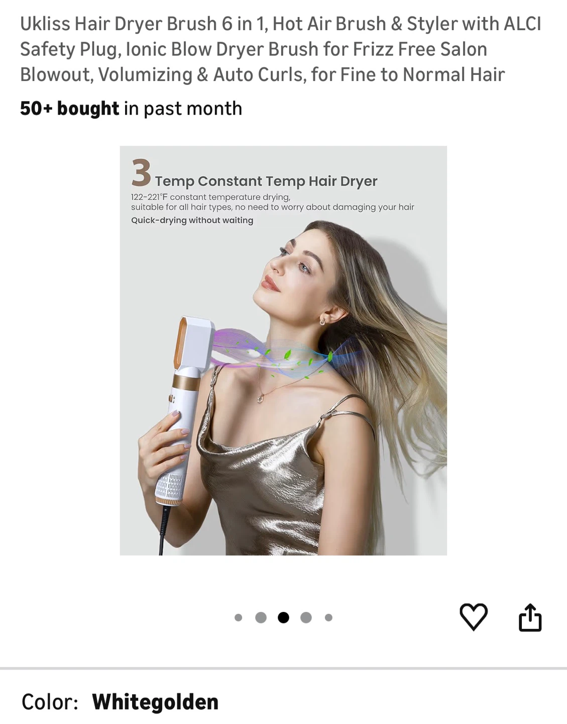 Brand New 6-in-1 Hot Air Brush and Styler - photo 4