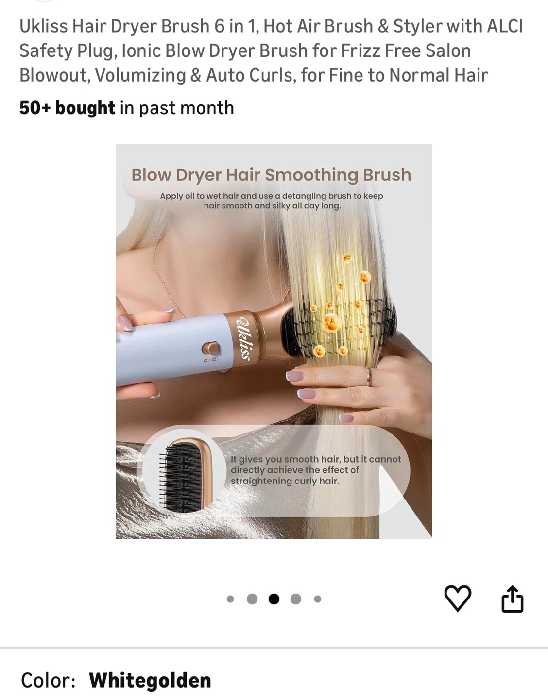 Brand New 6-in-1 Hot Air Brush and Styler - photo 5