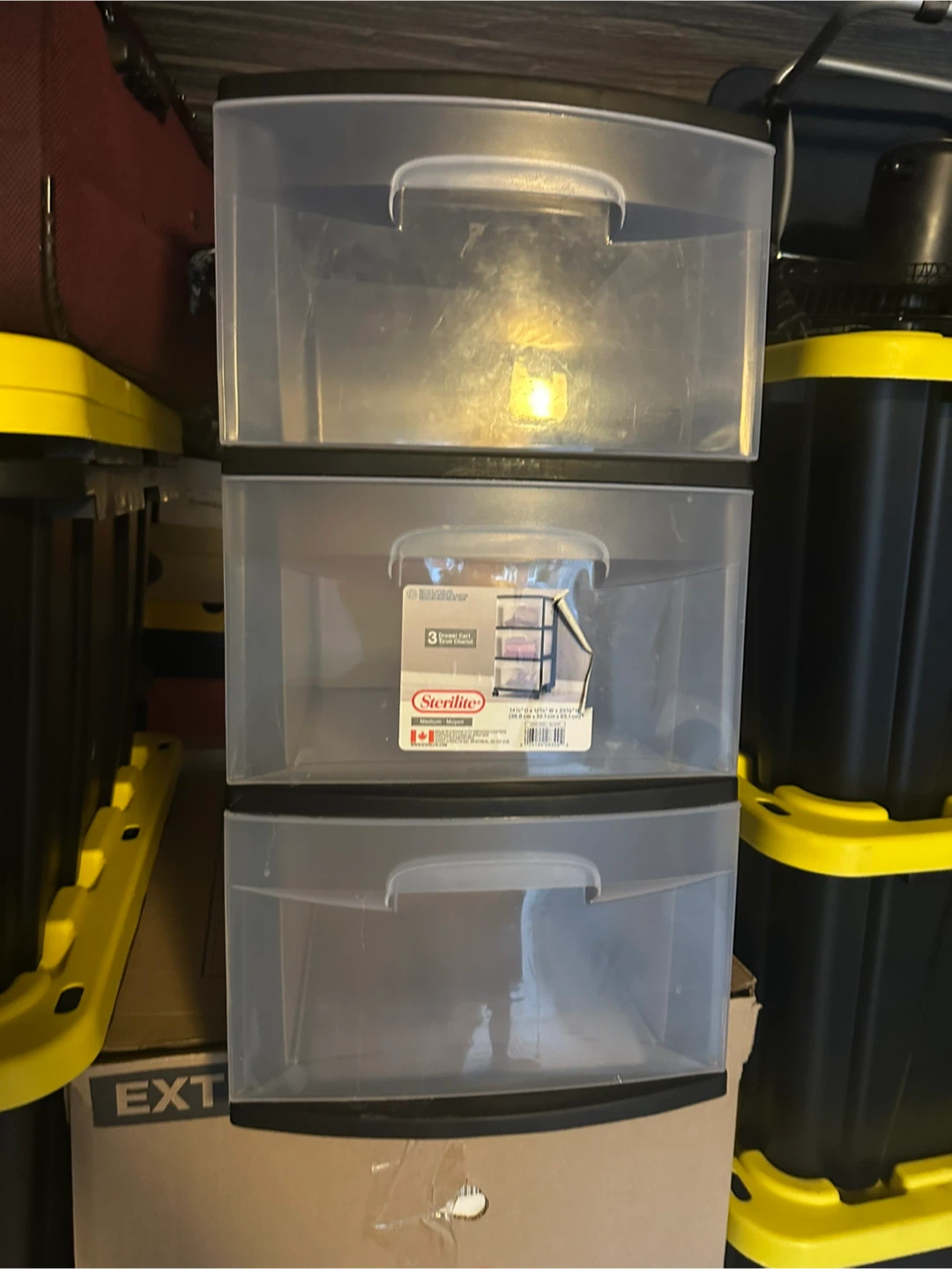 Sterilite 3-Drawer Plastic Organizer