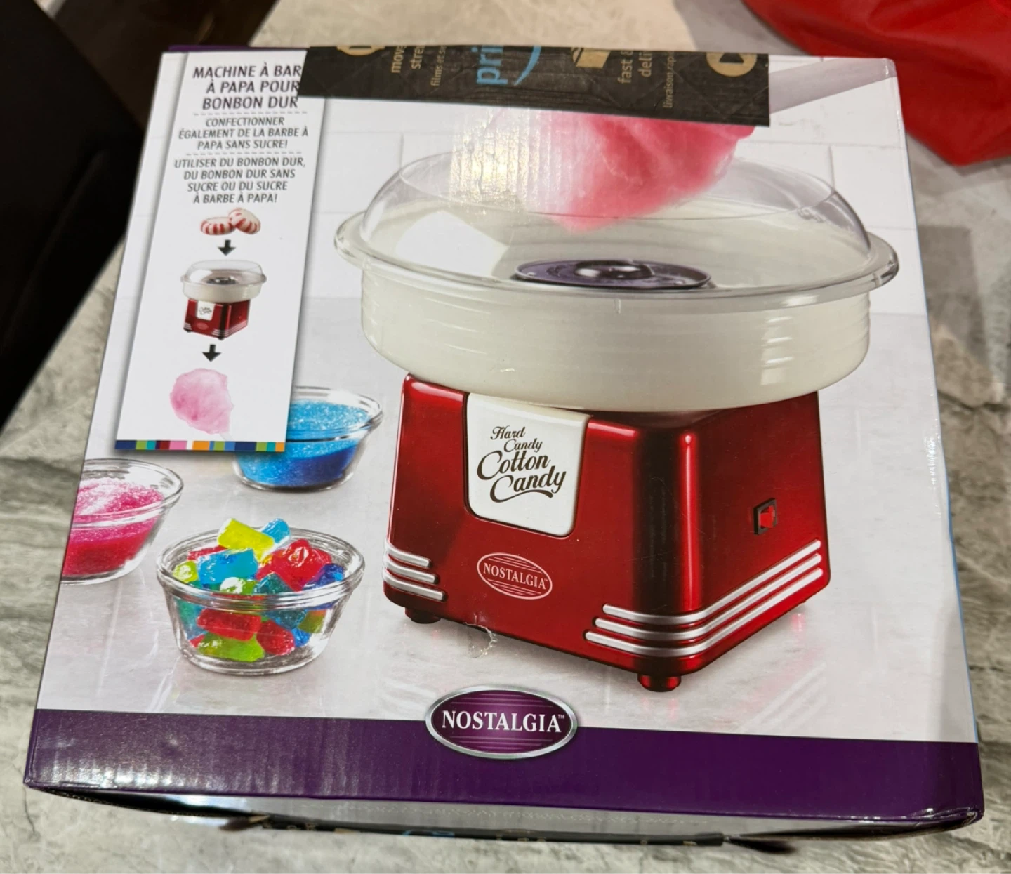Nostalgia Hard Candy Cotton Candy Maker