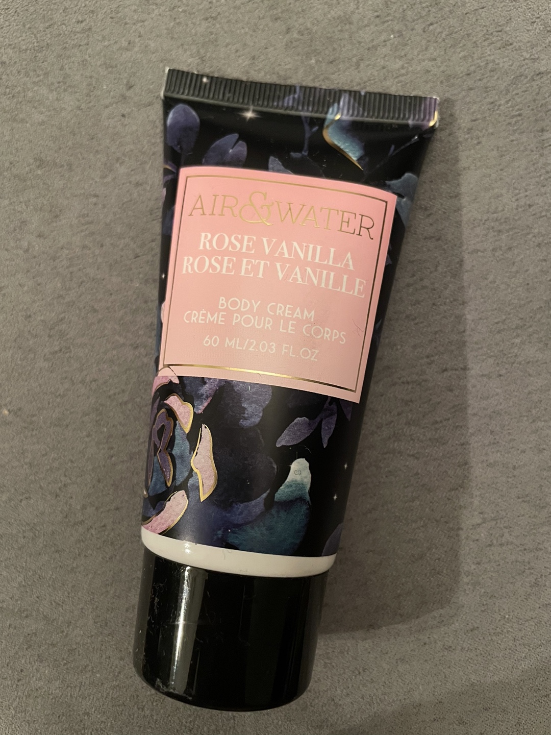 New Air & Water Rose Vanilla Body Cream 60ml