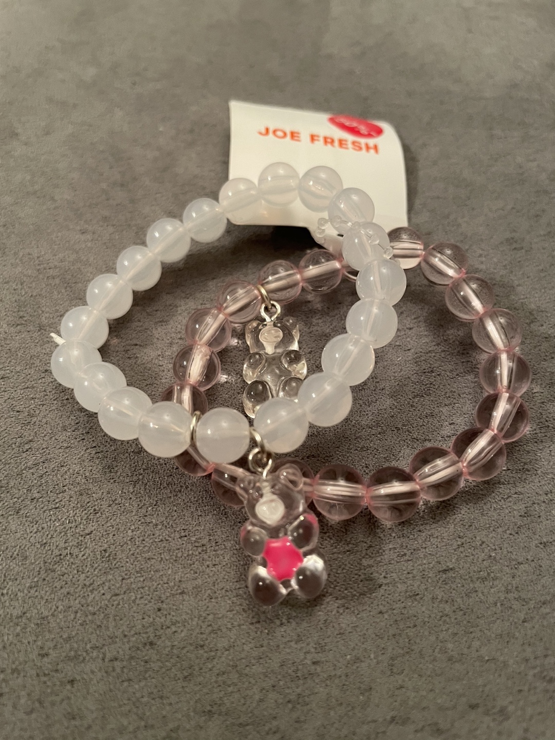 New Joe Fresh Beaded Bracelets with Charms