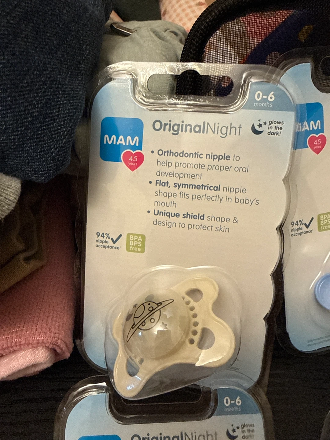MAM Original Night Pacifiers (0-6 Months) - Pack of 5 - photo 5