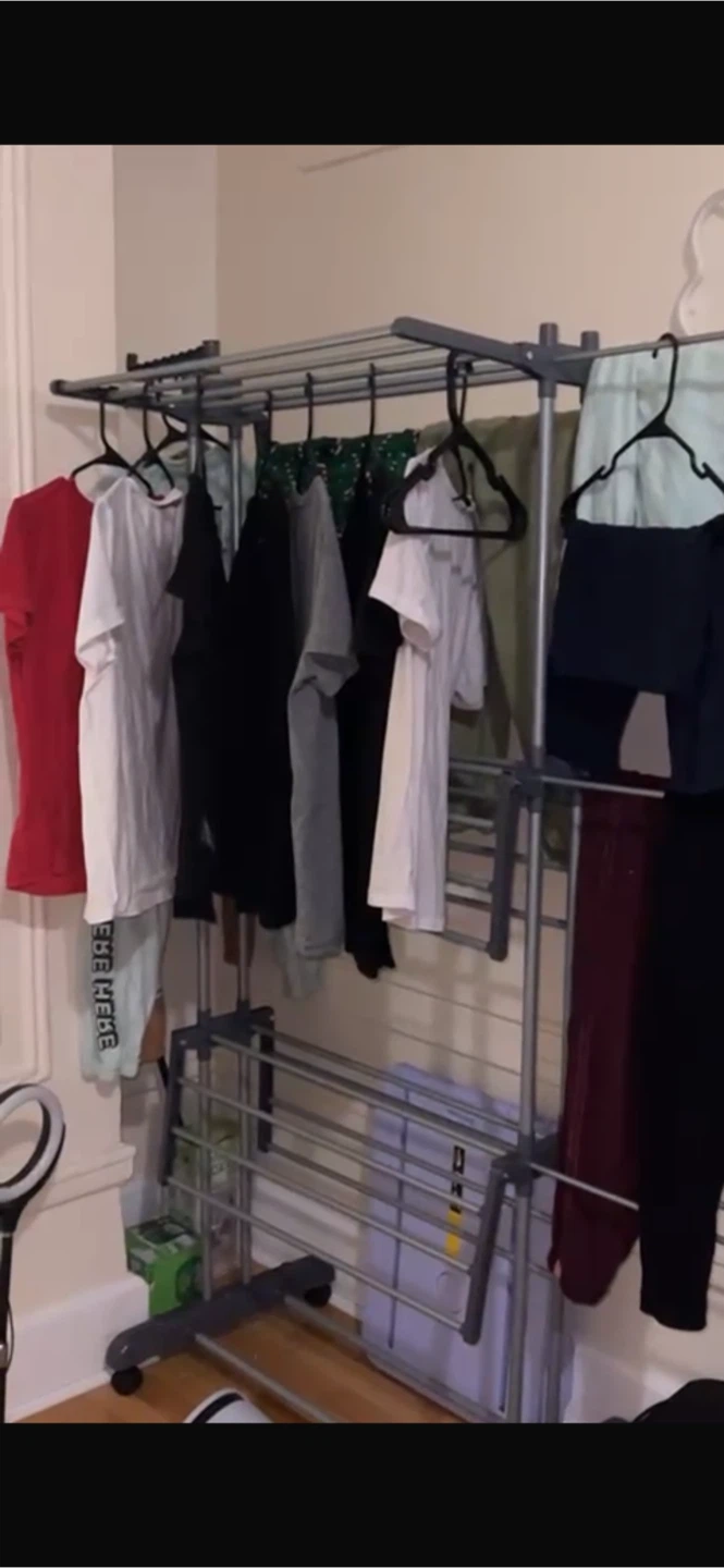 Clothes Drying Rack with Wheels