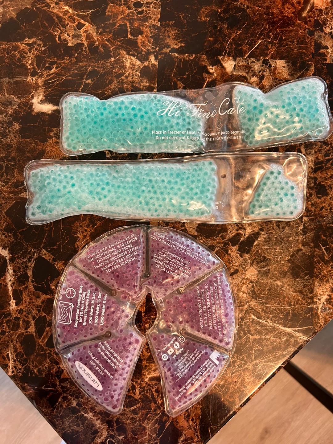 Lansinoh and Hot/Cold Therapy Packs