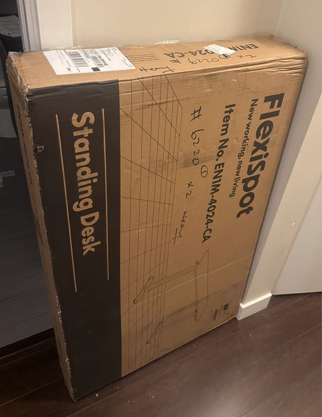(Brand new) FlexiSpot Standing Desk - 40" x 24" Adjustable - photo 4