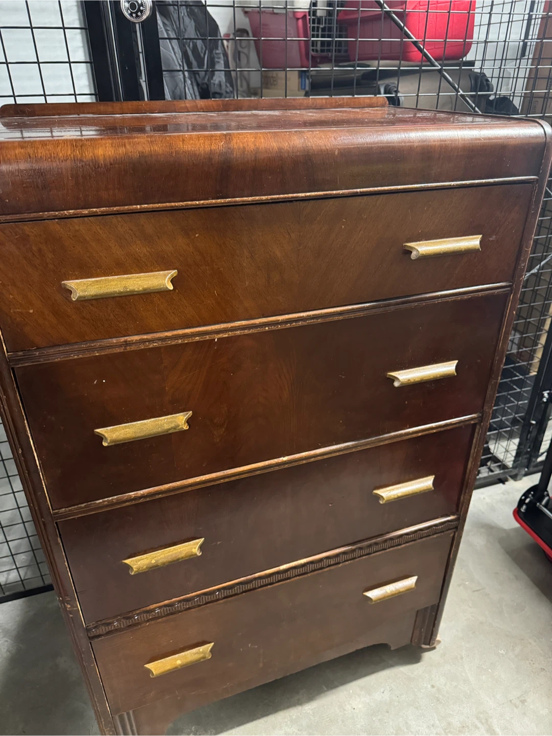 Vintage Wood Dresser