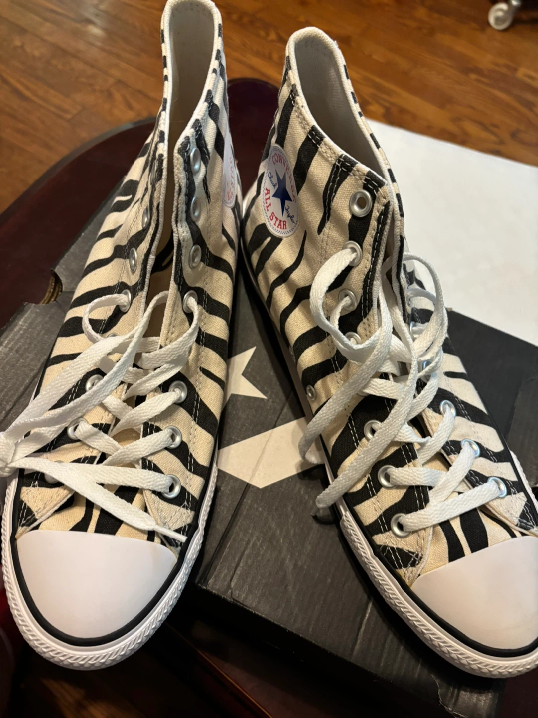 Converse Chuck Taylor All Star High Top Zebra Print Shoes - photo 2