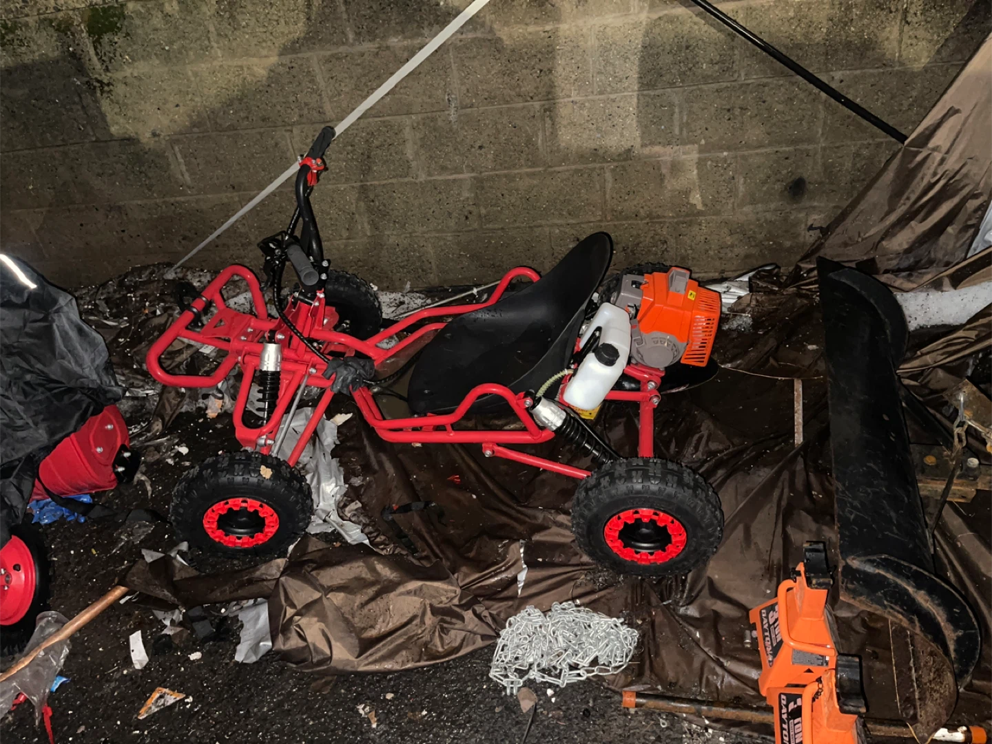 Red Kids Go-Kart - photo 2