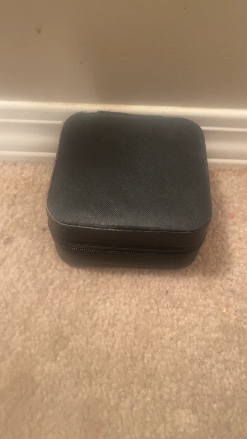 Black Travel Jewelry Organizer Box