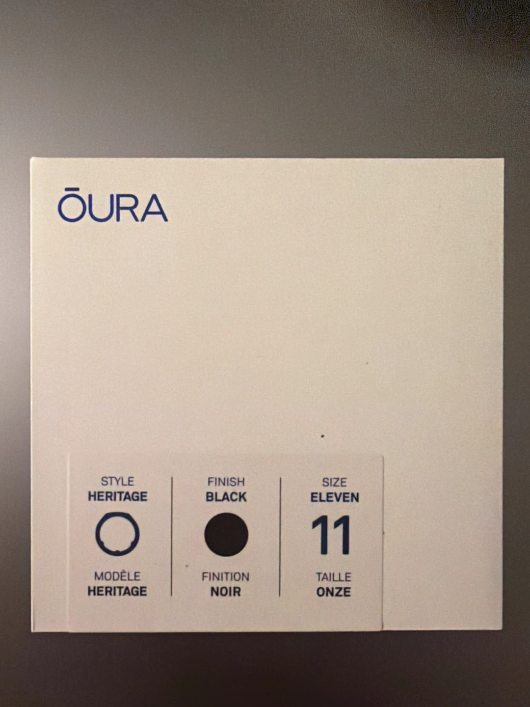 Oura Ring Gen 3 Heritage Black US11 Smart Health tracker