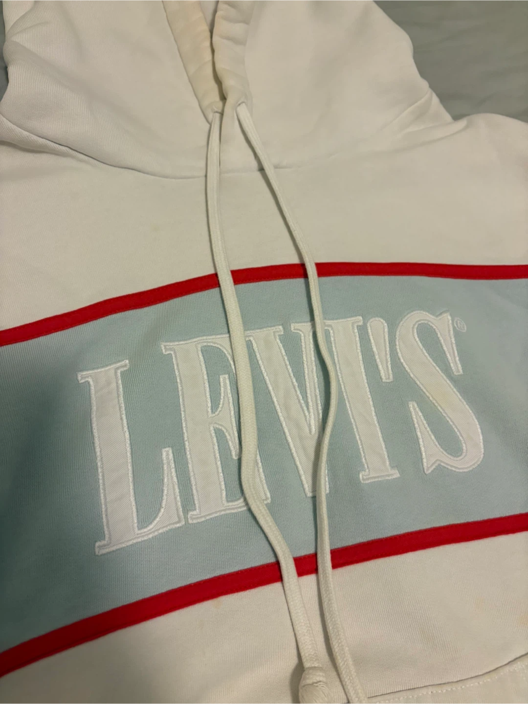 Levi's White Hoodie - size S-M - photo 2