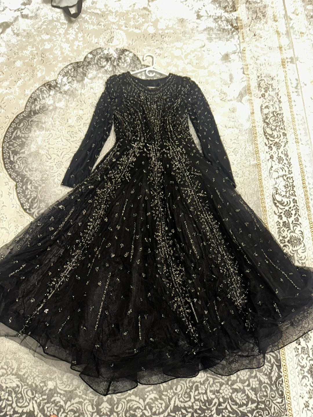 Sparkly Long Sleeve Evening Dresses