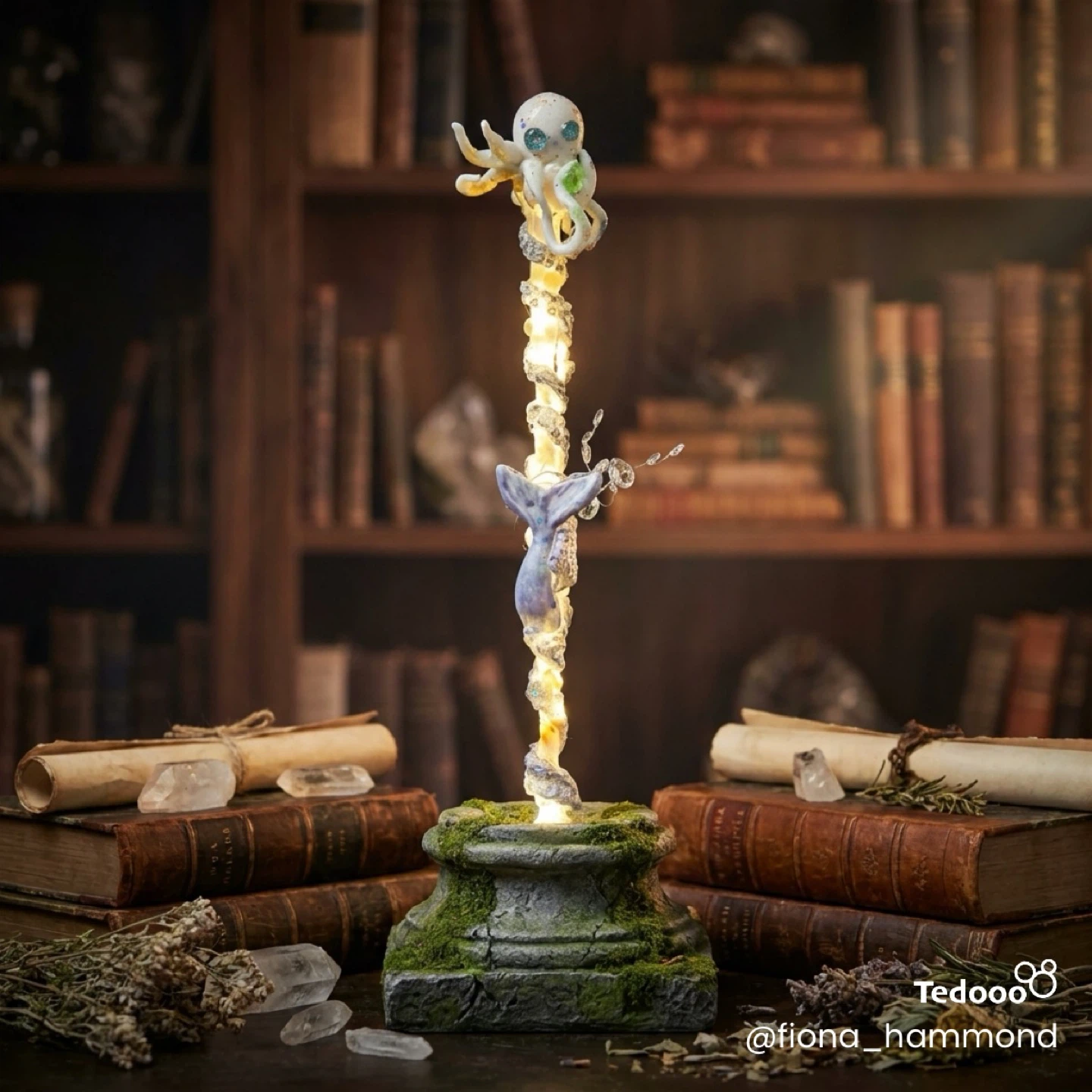 Octopus and Whale Tail Wand - photo 2