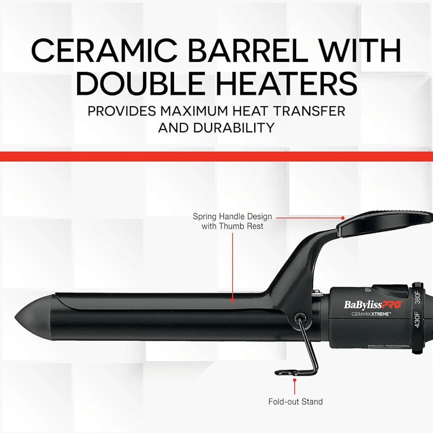 BaBylissPRO Ceramix Xtreme Dual Voltage Curling Iron 3/4” - photo 3